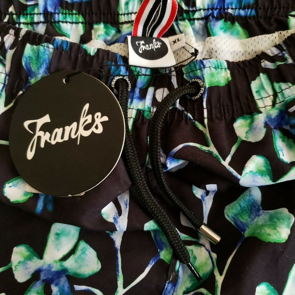 FRANKS Australia men's Waterhouse Night swim trunks shorts mid length Sz XL NEW - Picture 6 of 6